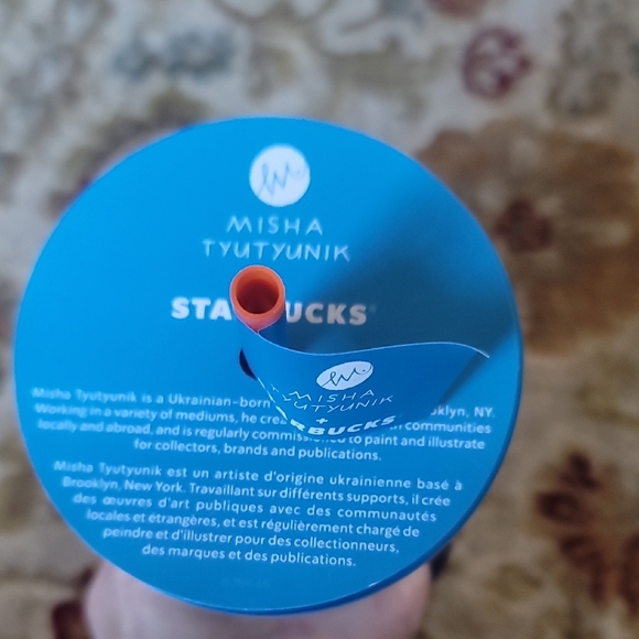 Starbucks Blue and Orange Tumbler by Misha Tyutyunik - Picture 3 of 5